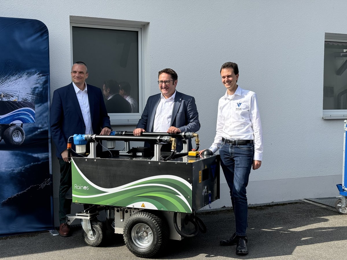 Gotthartd und Volkmer mit CEO Heerklotz