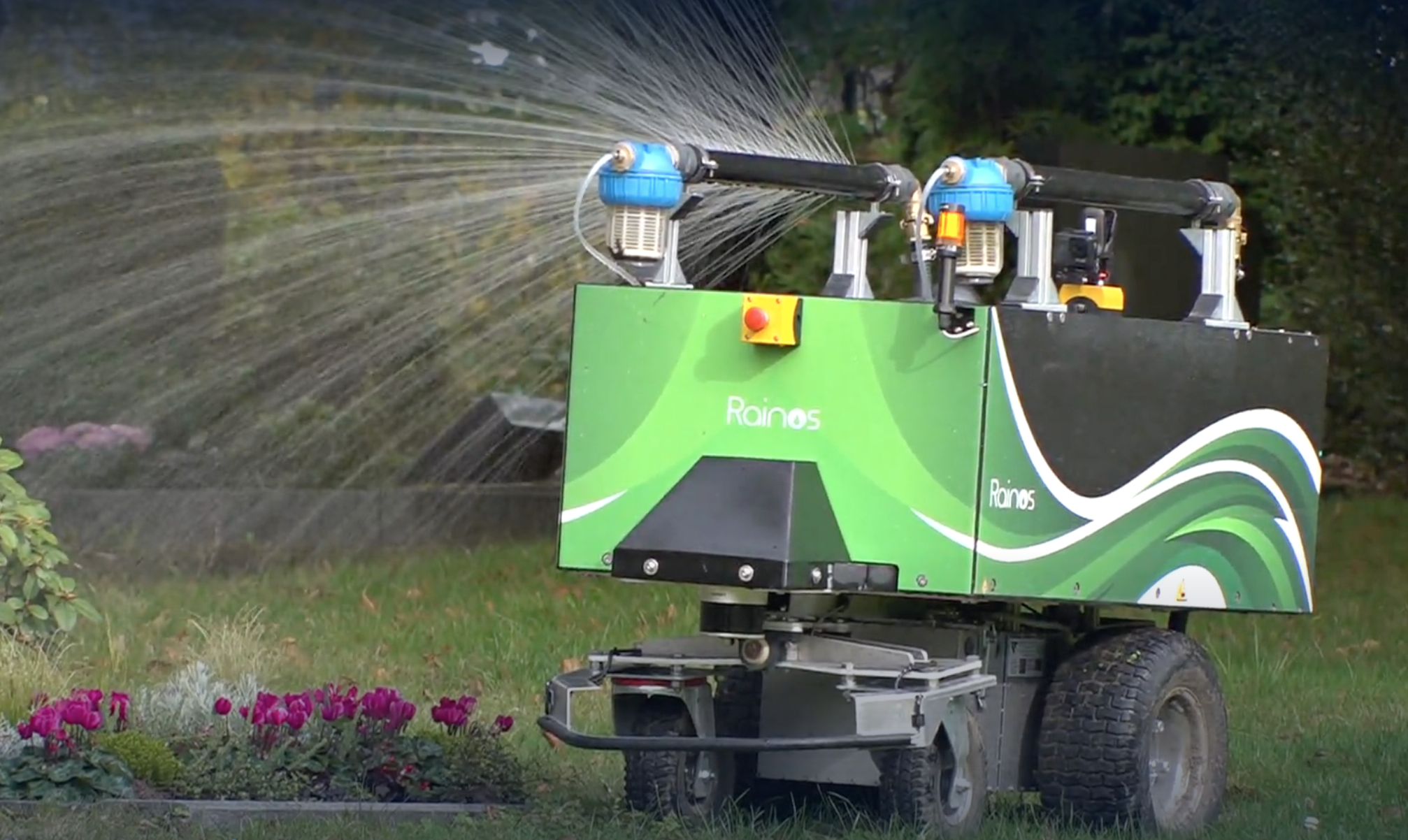 Autonomous watering on WDR - Our RAINOS (Gießbert) on TV